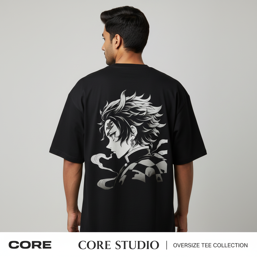 Tanjiro DEMON SLAYER Unisex Terry Oversized Tee